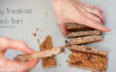 quick & healthy breakfast muesli bar recipe