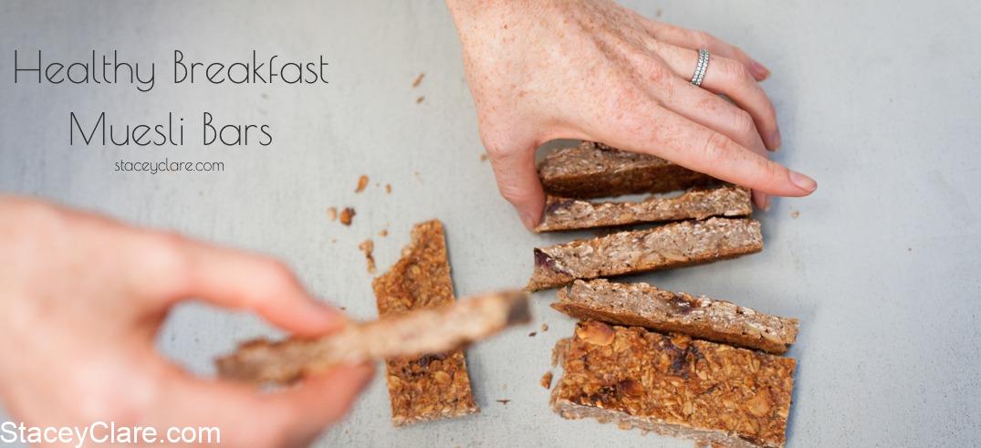 Healthy Breakfast Muesli Bar Recipe - Stacey Clare