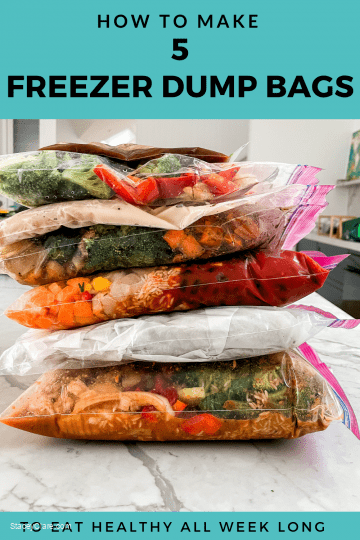 How To Make 5 Freezer Dump Bags - For Healthy Family Dinners All Week