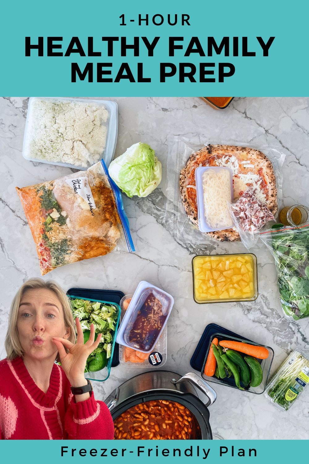 Healthy Meal Prep For The Week - Family of 5 - Week 1 - Stacey Clare