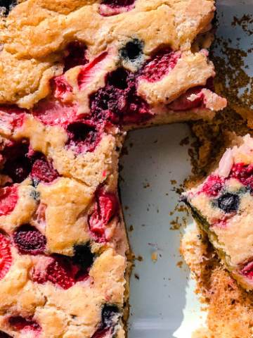 frozen berry oven baked pancake