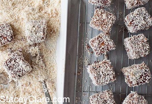 A healthy lamington recipe