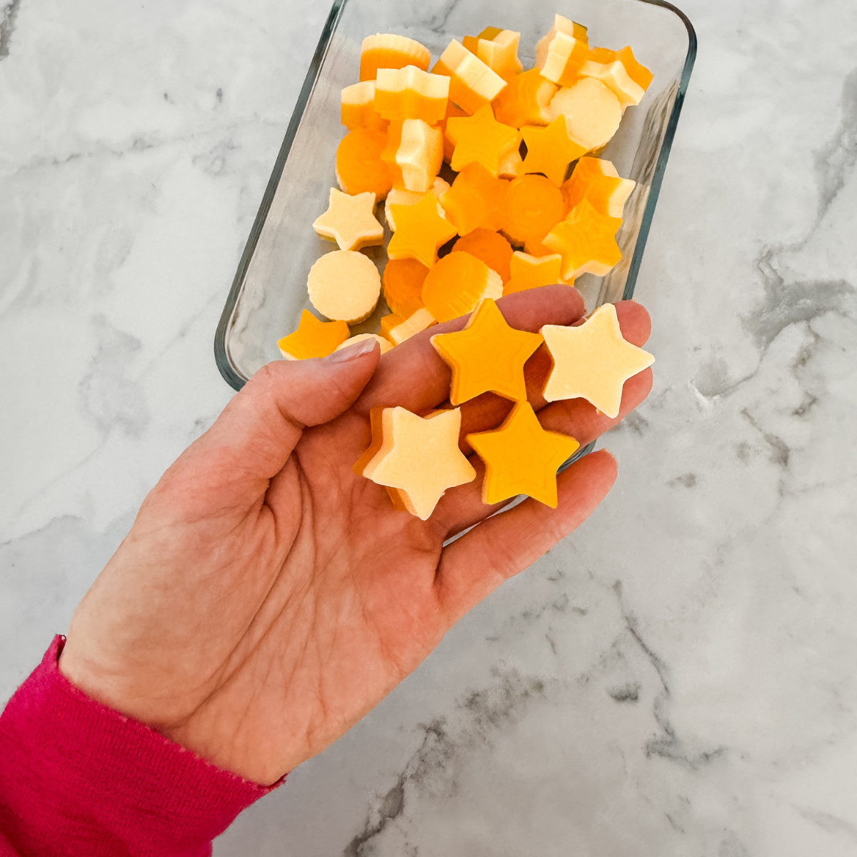 Homemade High-Protein Orange Gummies
