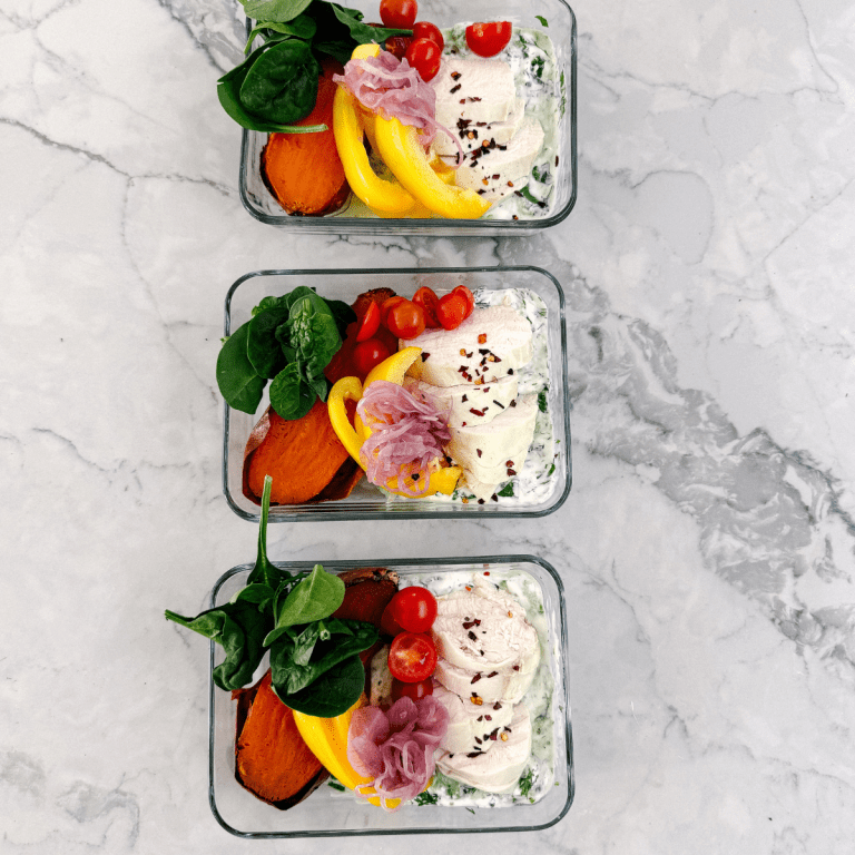 Greek Yoghurt Tzatziki Chicken Bowls