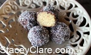 Healthy no-bake lamington recipe 