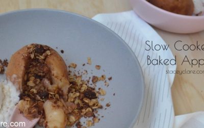 Slow cooker recipe for baked apples