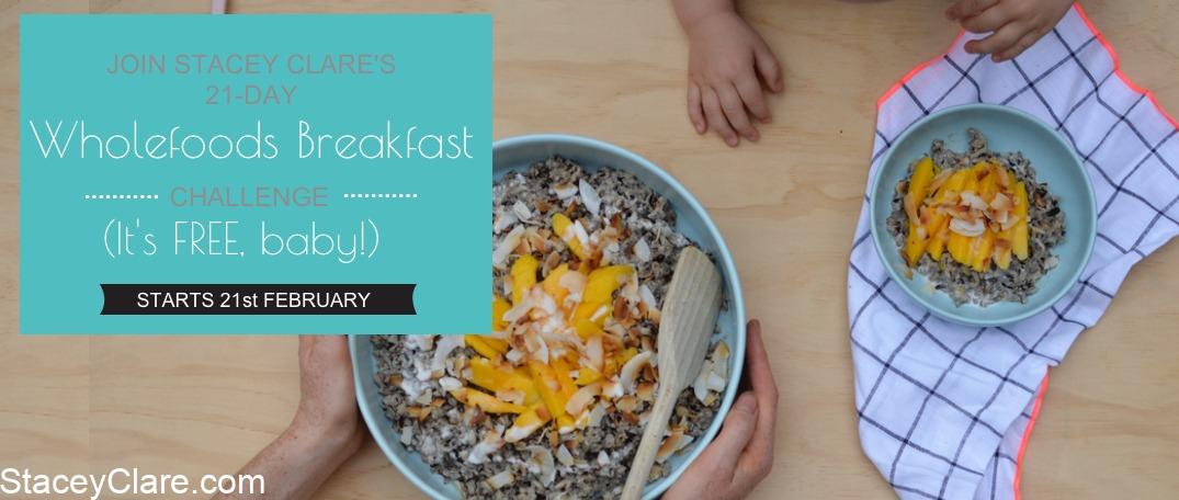 Wholefoods breakfast recipe challenge for real food eating